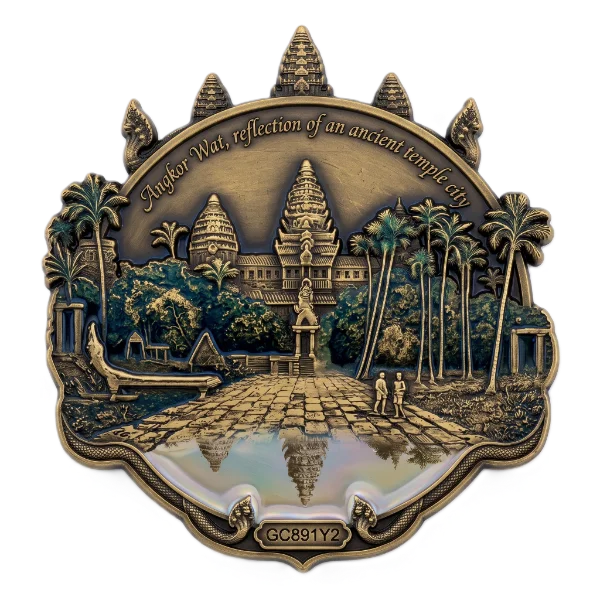 Angkor Wat, reflection of an ancient temple city