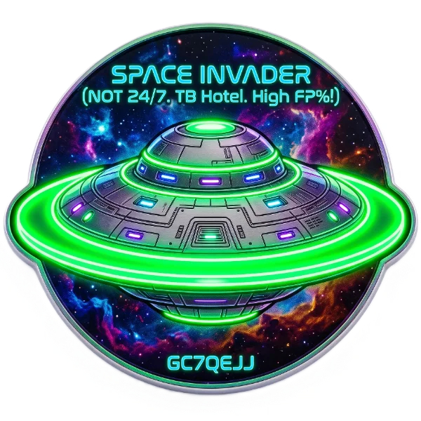 Space Invader (NOT 24/7. TB Hotel. High FP%!)